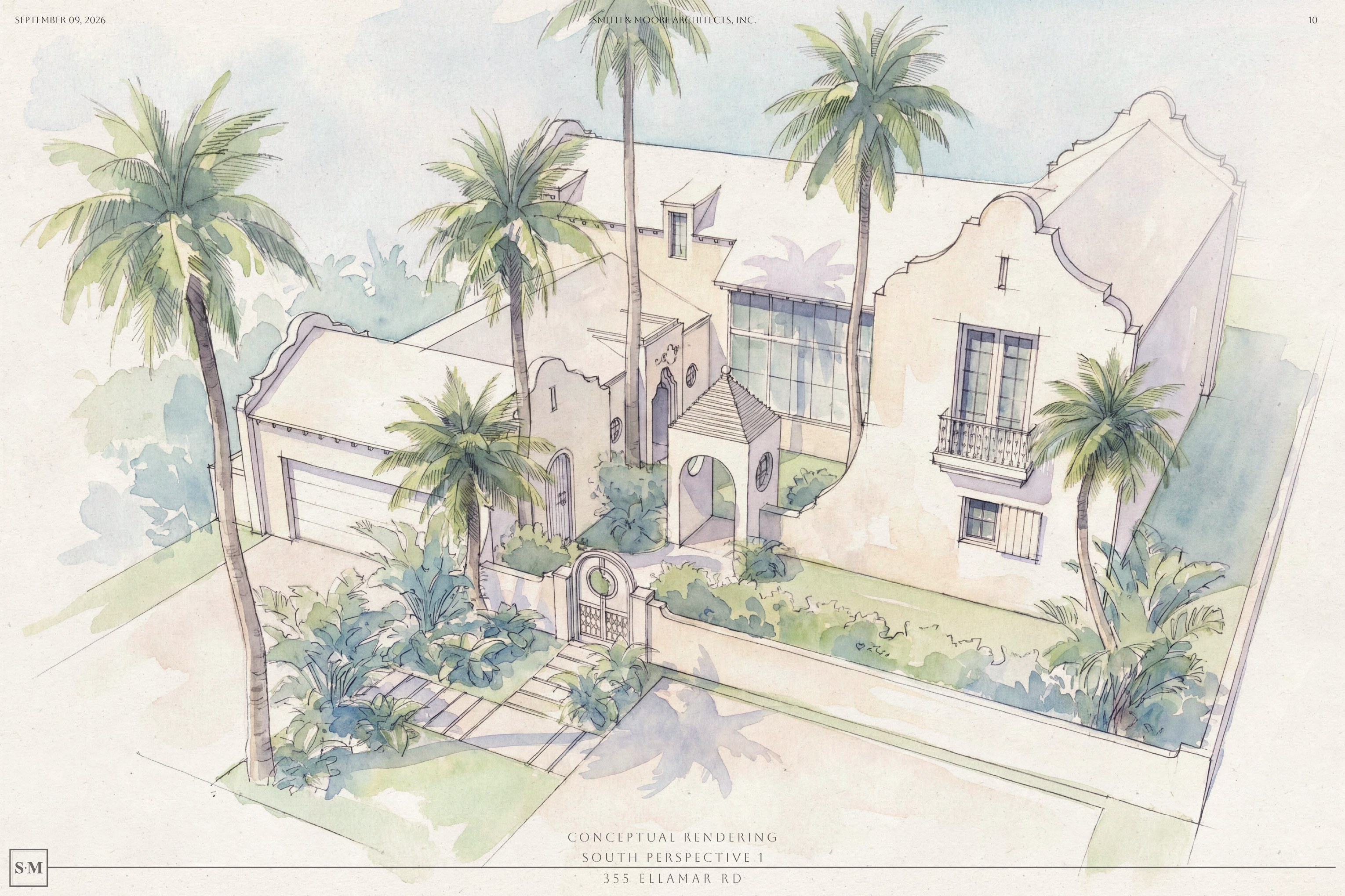 Full Ellamar elevated front rendering